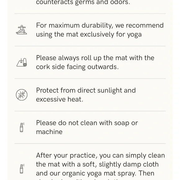 Lotus Craft Cork Yoga Mat, Non-Slip, Sweat Proof, Eco Friendly - Picture 3 of 6